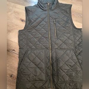 Joules Olive Quilted Sleeveless Vest